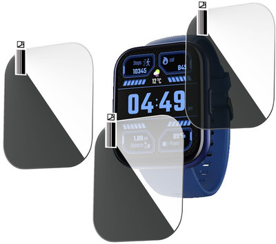 daffin Screen Guard for boAt Wave Neo Plus(Pack of 3)