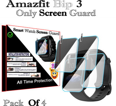 HIDEOUS Screen Guard for Amazfit Bip 3(Pack of 2)