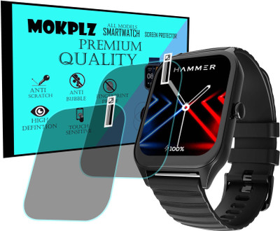 MOKPLZ Screen Guard for HAMMER STROKE SMARTWATCH(Pack of 2)
