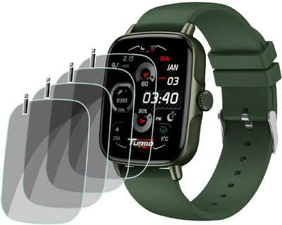 XAZE Screen Guard for Maxima Max Pro Turbo Smartwatch(Pack of 4)