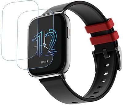 CUBES Screen Guard for Boat TRebel Watch Matrix | 1.65 Inches | Soft and Flexible | Touch Sensitive | Unbreakable | Ultra Thin| Edge To Edge TPU Film ( Not Tempered Glass )(Pack of 2)