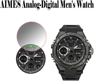 ejzatex Screen Guard for AIMES Analog Digital Mens Watch(Pack of 1)