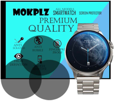 MOKPLZ Screen Guard for BOULT CROWN R PRO SMARTWATCH(Pack of 3)