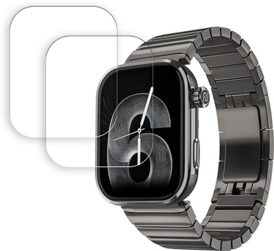 SOMTONE Screen Guard for Noise Pro 6 Max 1.96 inch Smartwatch Screen Protector | Anti-Scratch | Edge to Edge Full Coverage | 9H Hardness | Screen Guard for Smartwatch(Pack of 2)