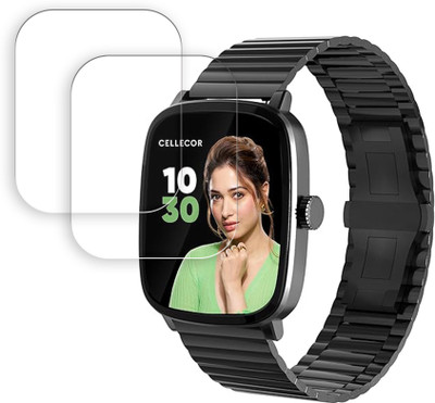 MUTAALI Tempered Glass Guard for CELLECOR M10 PRO Vision 2.01 inch smart watch(Pack of 2)
