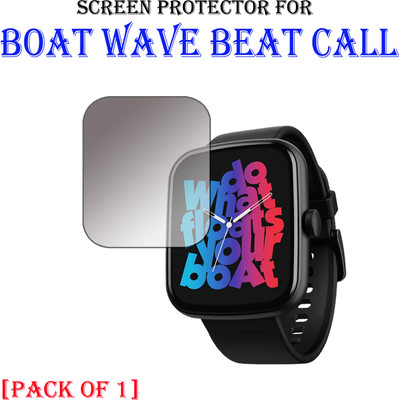 EJZATI Edge To Edge Screen Guard for BOAT WAVE BEAT CALL SMARTWATCH(Pack of 1)
