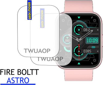 TWUAOP Screen Guard for FIRE BOLTT ASTRO(Pack of 2)