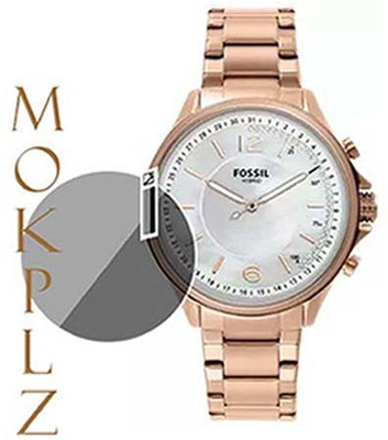 MOKPLZ Screen Guard for FOSSIL SADIE ROUND HYBRID WHITE DIAL(Pack of 1)