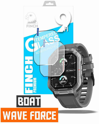 KANCHA Screen Guard for BOAT WAVE FORCE SMART WATCH(Pack of 2)