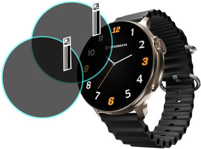 MOKPLZ Screen Guard for CROSSBEATS AURA SMARTWATCH(Pack of 2)