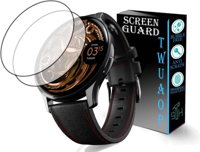 TWUAOP Screen Guard for PEBBLE GAME OF THRONES SMARTWATCH(Pack of 2)