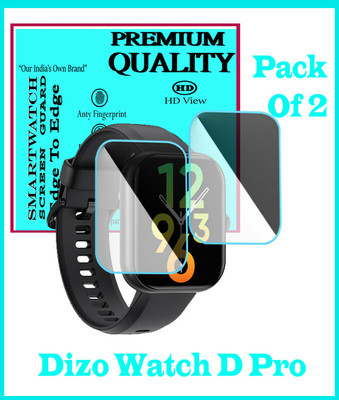 HIDEOUS Screen Guard for DIZO WATCH D PRO(Pack of 2)