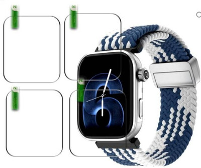 DOWRVIN Screen Guard for NOISE PRO 6 1.85 SMART WATCH SCREEN GUARD (P-4)(Pack of 4)