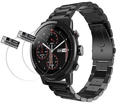 LIGHTWINGS Screen Guard for AMAZFIT STRATOS Smart Watch(Pack of 2)