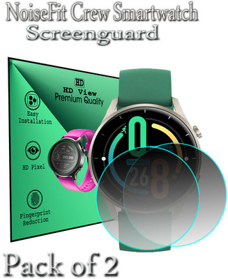 daffin Edge To Edge Screen Guard for NoiseFit Crew(Pack of 2)
