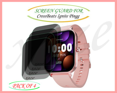 XAZE Screen Guard for CrossBeats Ignite Pingg(Pack of 4)