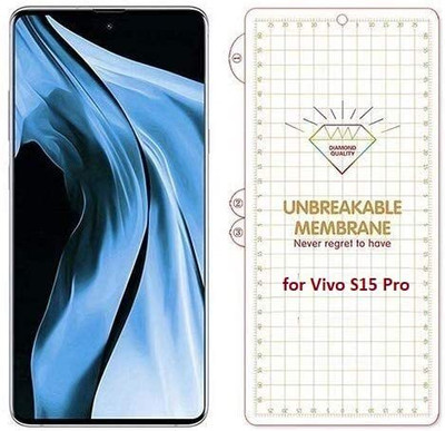 Bulkwala Edge To Edge Tempered Glass for Vivo S15 Pro Screen Protector(Pack of 1)