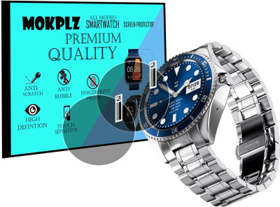 MOKPLZ Screen Guard for FIRE BOLTT QUANTUM SMARTWATCH(Pack of 2)
