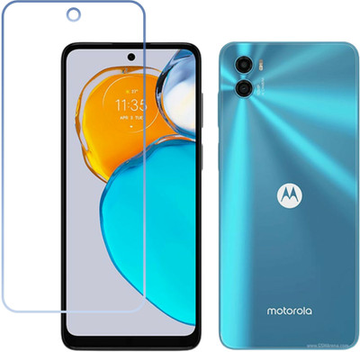 DVMART Screen Guard for 9H Crystal Clear Motorola Moto E22s(Pack of 1)