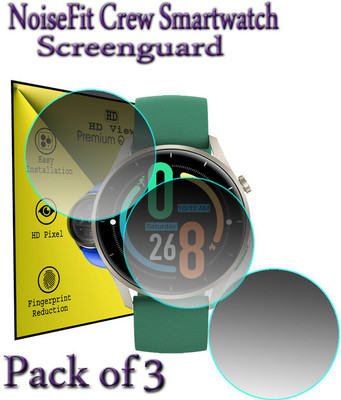 daffin Impossible Screen Guard for NoiseFit Crew(Pack of 3)