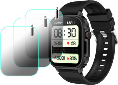 MOKPLZ Screen Guard for ALT HUNK SMARTWATCH(Pack of 3)