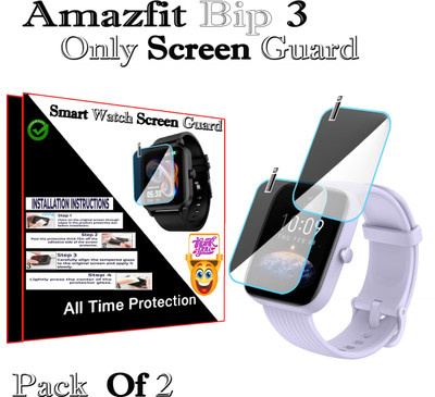 HIDEOUS Screen Guard for Amazfit Bip 3(Pack of 2)