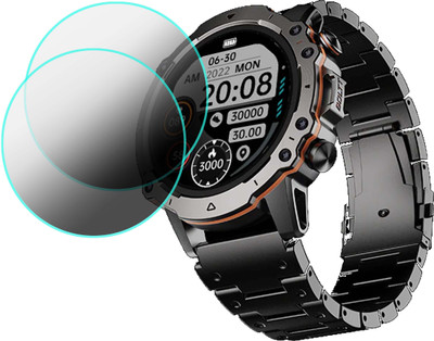 MOKPLZ Screen Guard for FIRE BOLTT MARSHAL SMARTWATCH(Pack of 2)