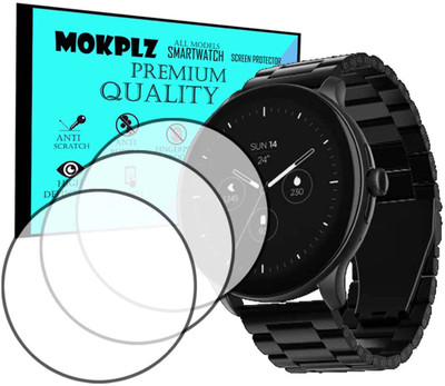 MOKPLZ Screen Guard for BOAT WAVE PRIMIA TALK SMARTWATCH(Pack of 3)