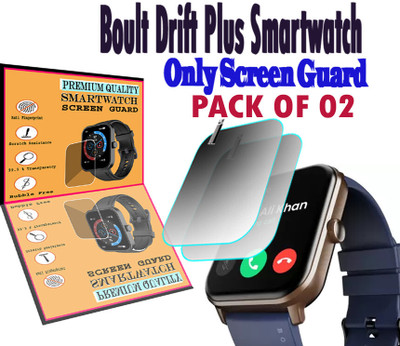 daffin Screen Guard for Boult Drift+(Pack of 2)