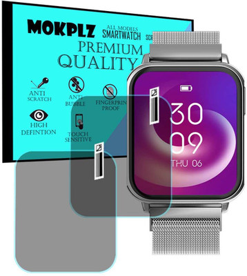 MOKPLZ Screen Guard for FIRE BOLTT KING SMARTWATCH(Pack of 2)