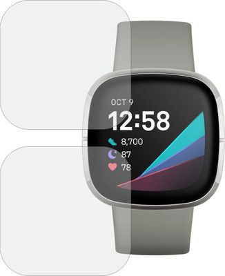 MOBART Edge To Edge Screen Guard for Fitbit Sense(Pack of 2)
