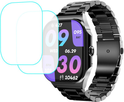 TWUAOP Screen Guard for PEBBLE ALIVE SMARTWATCH(Pack of 2)