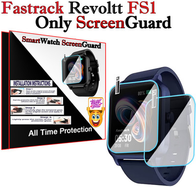 HIDEOUS Screen Guard for Fastrack Revoltt FS1(Pack of 2)
