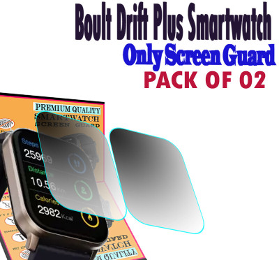 daffin Screen Guard for Boult Drift+(Pack of 2)