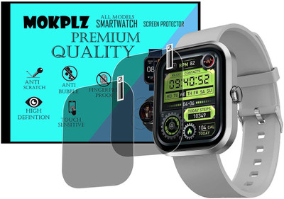 MOKPLZ Screen Guard for FIRE BOLTT PIONEER SMARTWATCH(Pack of 2)