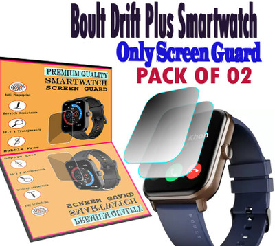 daffin Screen Guard for Boult Drift+(Pack of 2)
