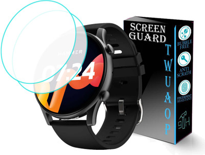 TWUAOP Screen Guard for HAMMER GLIDE SMARTWATCH(Pack of 2)