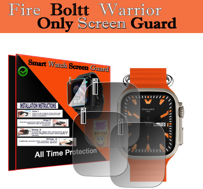 HIDEOUS Screen Guard for Fire-Boltt Warrior(Pack of 3)