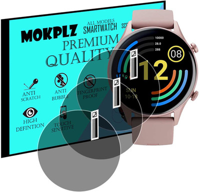 MOKPLZ Screen Guard for TITAN SMART SMARTWATCH(Pack of 3)