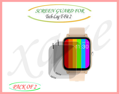 XAZE Screen Guard for Tech-Log T-Fit 2 Smartwatch(Pack of 2)