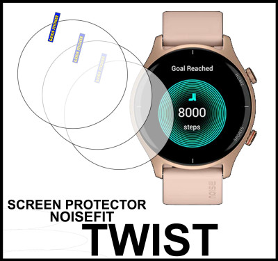 TWUAOP Screen Guard for NOISEFIT TWIST(Pack of 3)