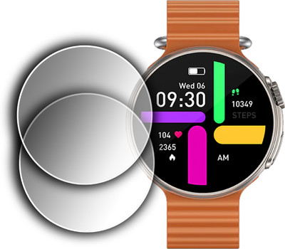 EJZATI Screen Guard for FIRE BOLTT ASTEROID SMARTWATCH, SCREEN GUARD(Pack of 2)
