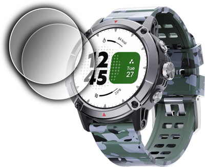 EJZATEX Screen Guard for AMBRANE WISE CREST PRO SMARTWATCH SCREEN GUARD(Pack of 2)