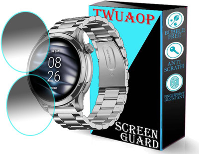 TWUAOP Screen Guard for NOISEFIT METTLE SMARTWATCH(Pack of 2)