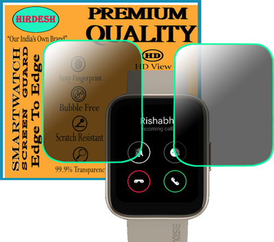 hirdesh Screen Guard for Noise ColorFit Ultra 2 Buzz(Pack of 2)