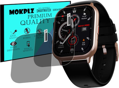 MOKPLZ Screen Guard for MAXIMA MAX PRO SKY SMARTWATCH(Pack of 2)