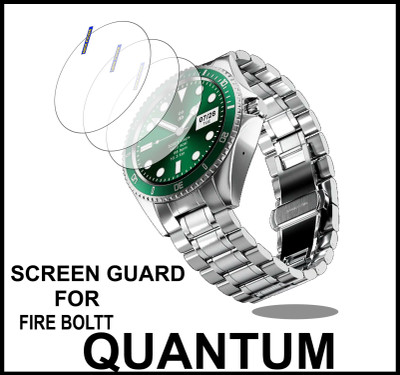TWUAOP Screen Guard for FIRE BOLTT QUANTUM(Pack of 3)