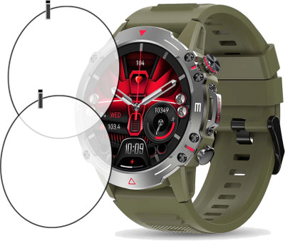 TWUAOP Screen Guard for PEBBLE COSMOS QUEST SMARTWATCH(Pack of 2)