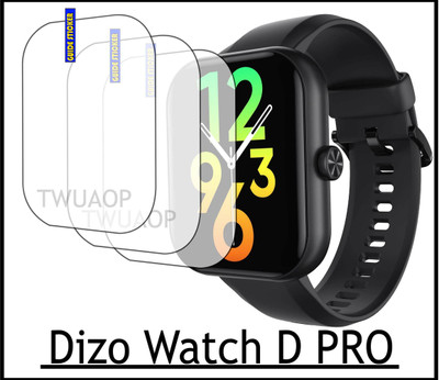 TWUAOP Screen Guard for DIZO WATCH D PRO(Pack of 3)