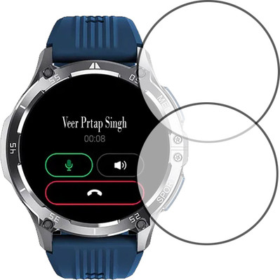 ejzatex Screen Guard for NOISEFIT FORCE PLUS SMARTWATCH, SCREEN GUARD(Pack of 2)